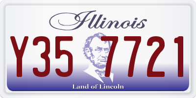 IL license plate Y357721