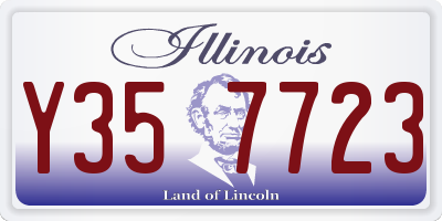 IL license plate Y357723