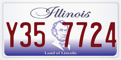 IL license plate Y357724