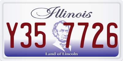 IL license plate Y357726