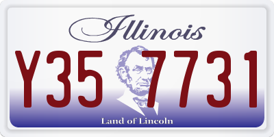 IL license plate Y357731