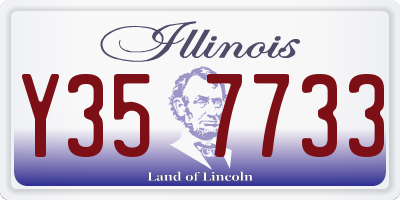 IL license plate Y357733