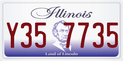 IL license plate Y357735