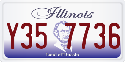 IL license plate Y357736
