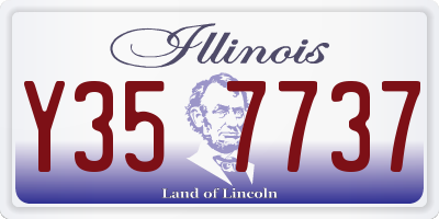 IL license plate Y357737