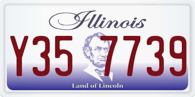 IL license plate Y357739