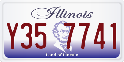 IL license plate Y357741