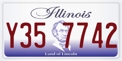 IL license plate Y357742