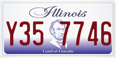 IL license plate Y357746
