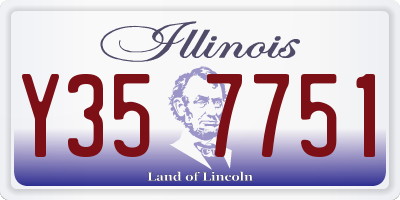 IL license plate Y357751