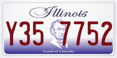 IL license plate Y357752