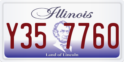 IL license plate Y357760