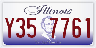IL license plate Y357761