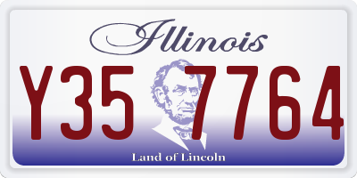 IL license plate Y357764