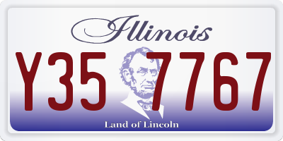 IL license plate Y357767