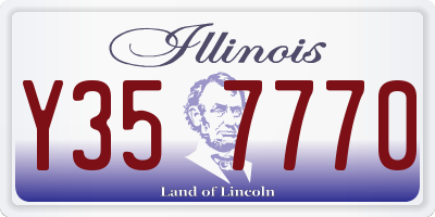 IL license plate Y357770