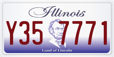 IL license plate Y357771
