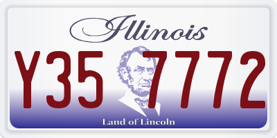 IL license plate Y357772