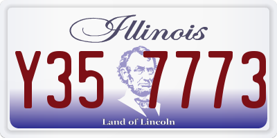 IL license plate Y357773