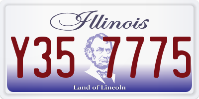 IL license plate Y357775