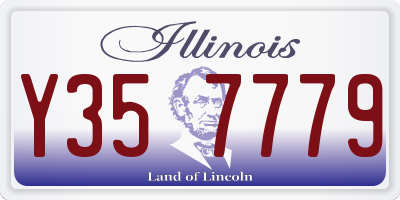 IL license plate Y357779
