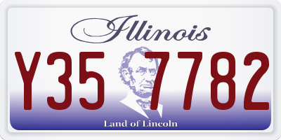IL license plate Y357782