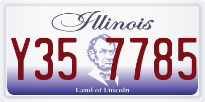 IL license plate Y357785
