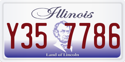 IL license plate Y357786
