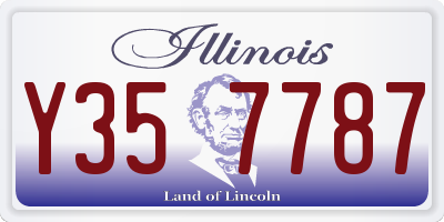 IL license plate Y357787