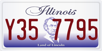 IL license plate Y357795