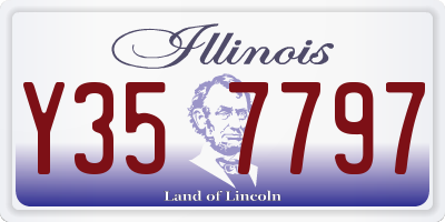 IL license plate Y357797