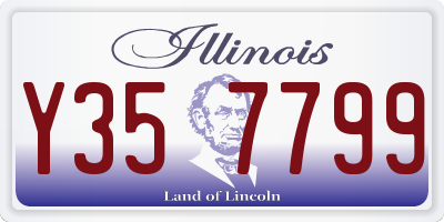 IL license plate Y357799