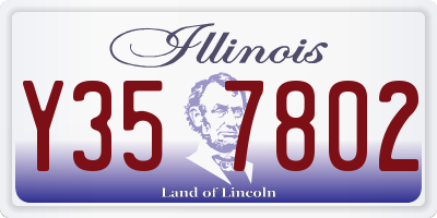 IL license plate Y357802