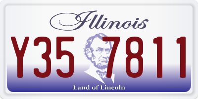 IL license plate Y357811