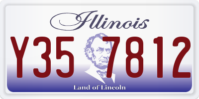 IL license plate Y357812