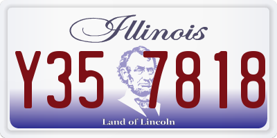 IL license plate Y357818