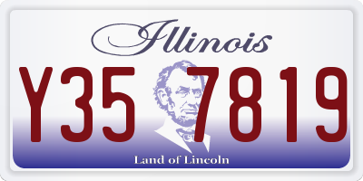 IL license plate Y357819