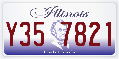 IL license plate Y357821