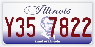 IL license plate Y357822