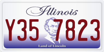 IL license plate Y357823