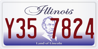 IL license plate Y357824