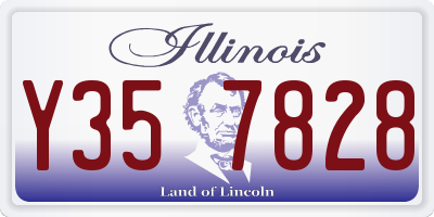 IL license plate Y357828
