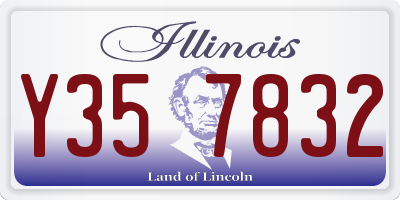 IL license plate Y357832