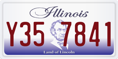 IL license plate Y357841