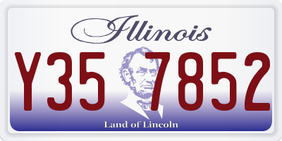 IL license plate Y357852
