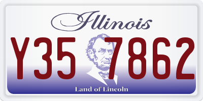 IL license plate Y357862