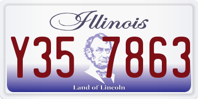 IL license plate Y357863