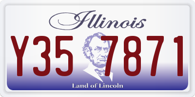 IL license plate Y357871