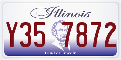 IL license plate Y357872