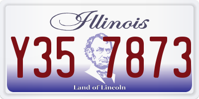 IL license plate Y357873